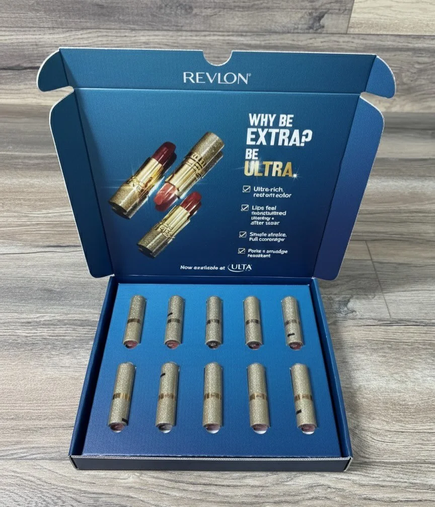 Why be basic when you can be EXTRA? 💄 Mailer for Revlon, made by SPAR #MadeBySPAR