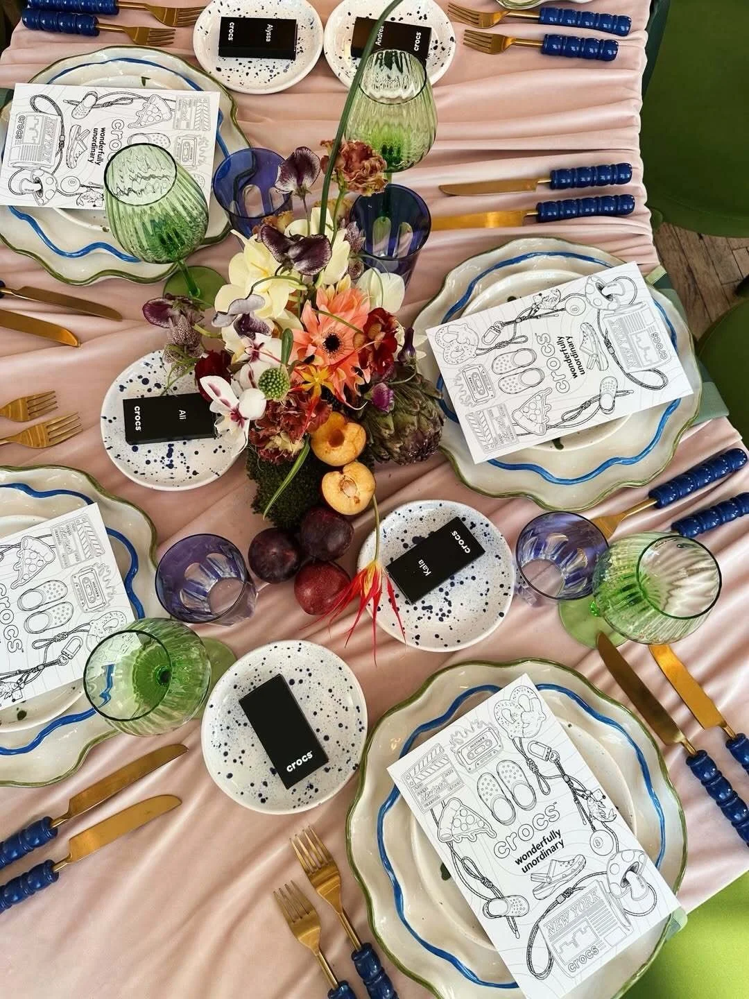 Fine dining is great, but coloring on the table is better 🖍️ We created custom coloring menus and crayon boxes for the @crocs &ldquo;Wonderfully Unordinary&rdquo; dinner because even the most sophisticated guest needs a creative outlet between cours
