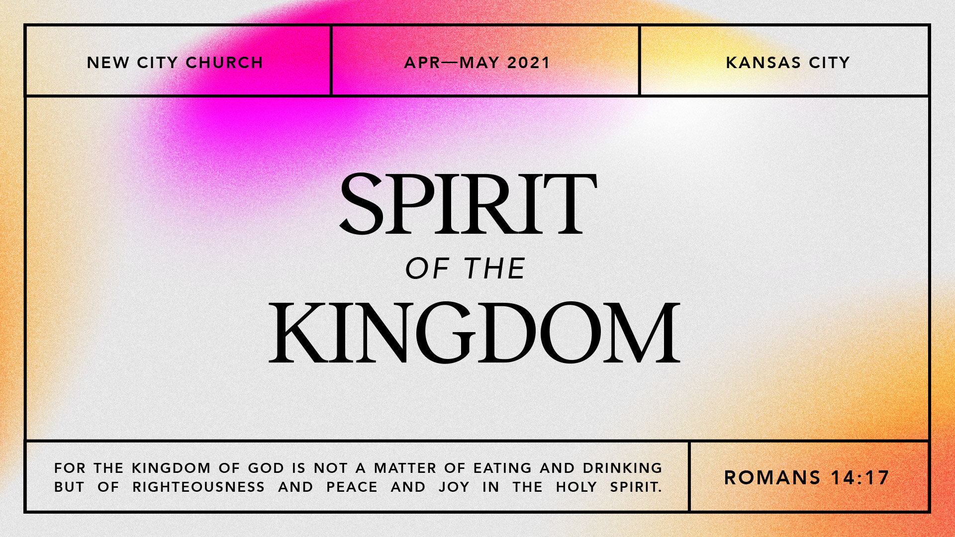 Sunday Morning Service - May 30, 2021