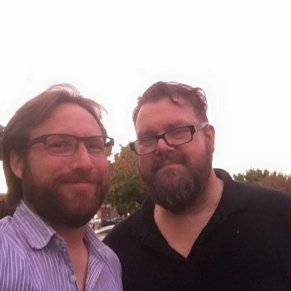 After a planning meeting last year as we began our podcasting journey.