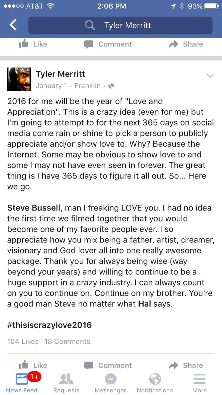 The post that started this crazy ride.