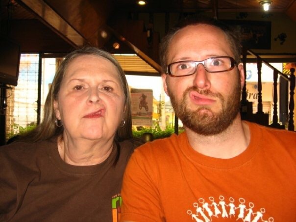 This is NOT an attractive look for either of us. That said, we were thrilled to find the other one could do the same trick.