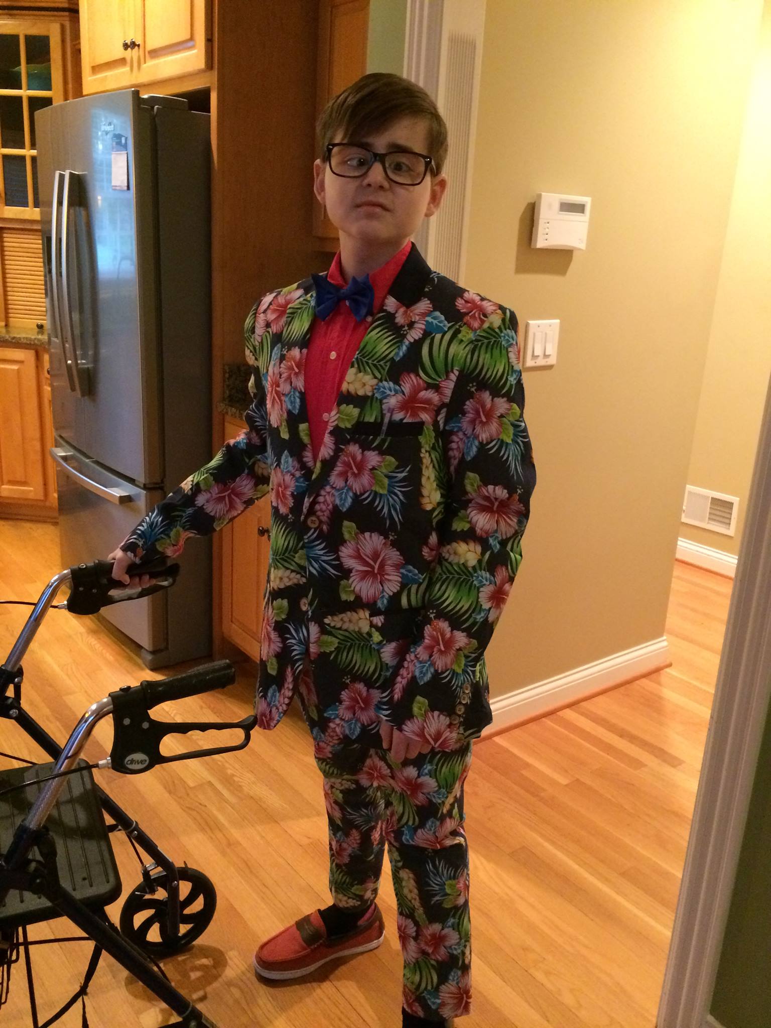 I simply dare you to try to pull this off. Go ahead, try. You will fail. He's a one of a kind!