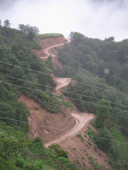 Yes, that is a road. Yes, that is what we drove on. Yes, I did almost poop my pants.