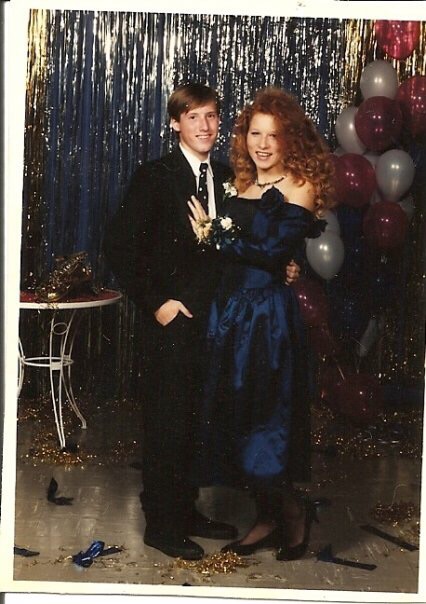 Note the black on black Chuck Taylor's. Told you I was Duckie.