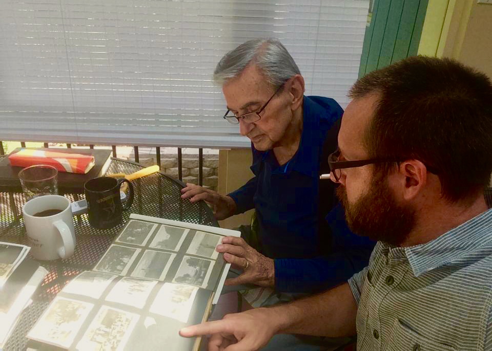 Looking through the photo albums from the 1950's and 1960's as I prepared to outline the story of our documentary.