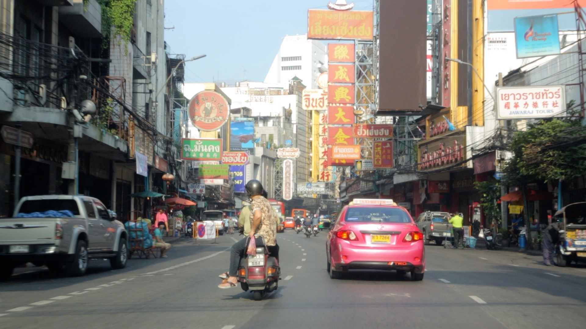 Street scene in Bangkok, Thailand. 2014