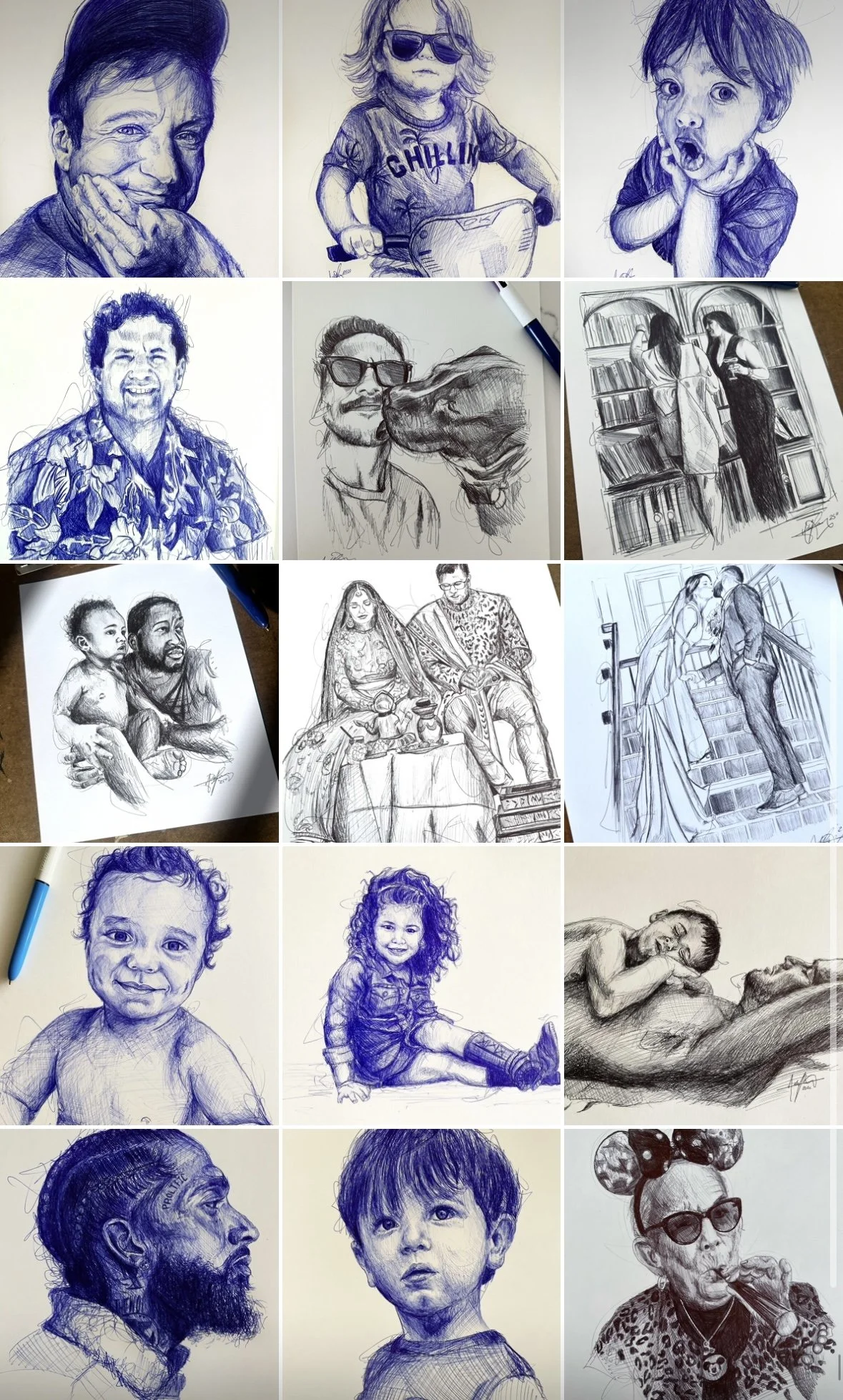 Custom Pen Drawing