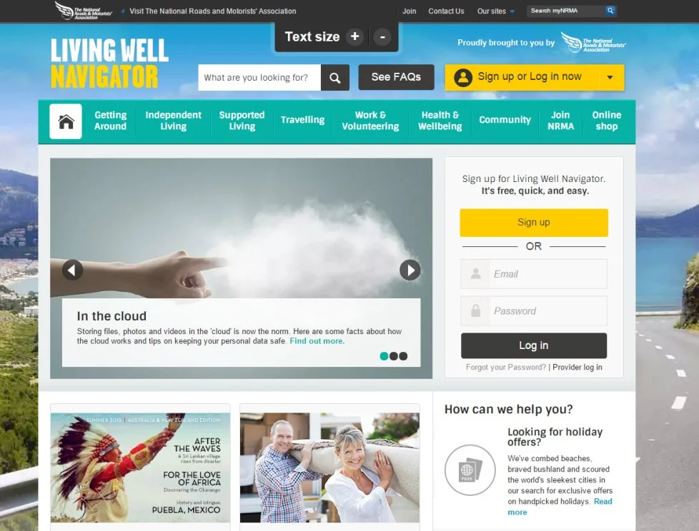 <font color="#ffffff">NRMA - Living Well Navigator</font>