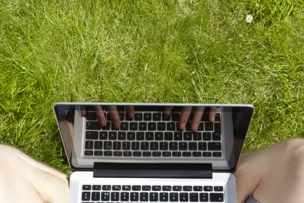 Image - man on grass with laptop - med.jpg