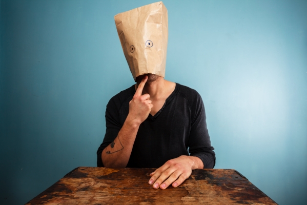Image - man, stupid, bag over head.jpg