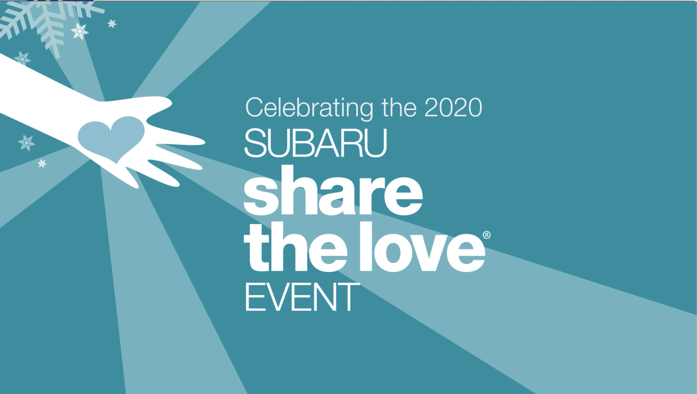 Subaru Share the Love 2020 Event