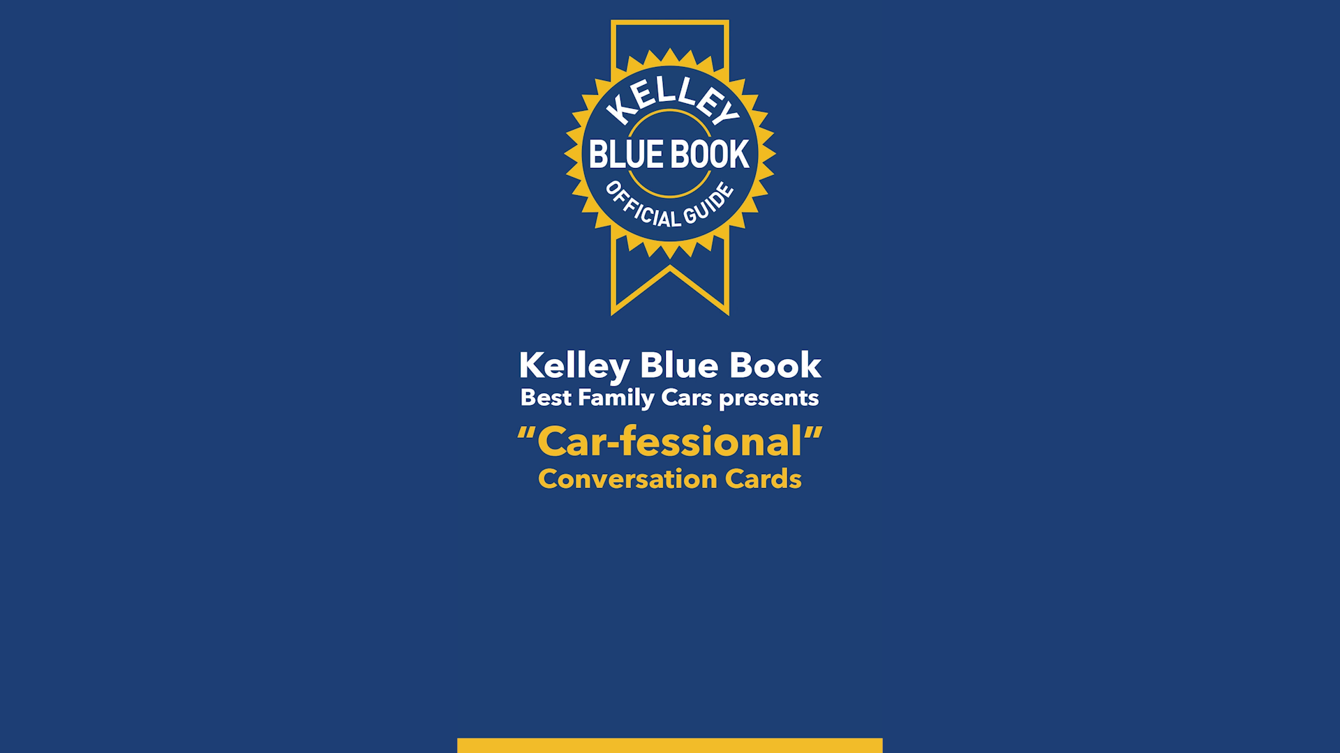 Kelley Blue Book Best Family Cars