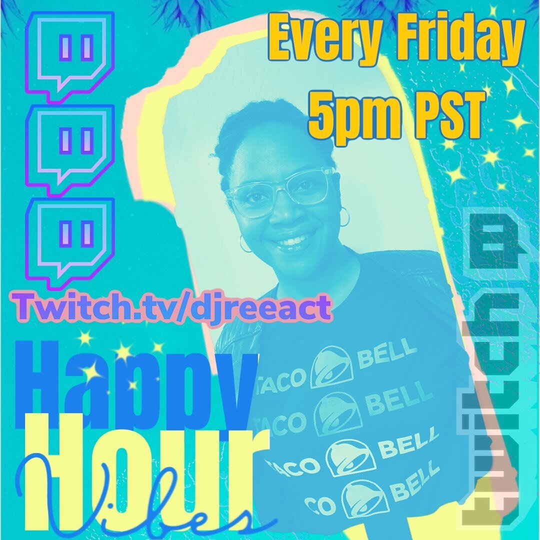 I&rsquo;ll be streaming every FRIDAY. Join the fun on Twitch at 5pm PST (see link in bio). The dancing and comments don&rsquo;t stop💃🏾💃🏾💃🏾. Now you know! #djlife #quarantinelife #quarantinedjlife #music #twitch #happyhourvibes
