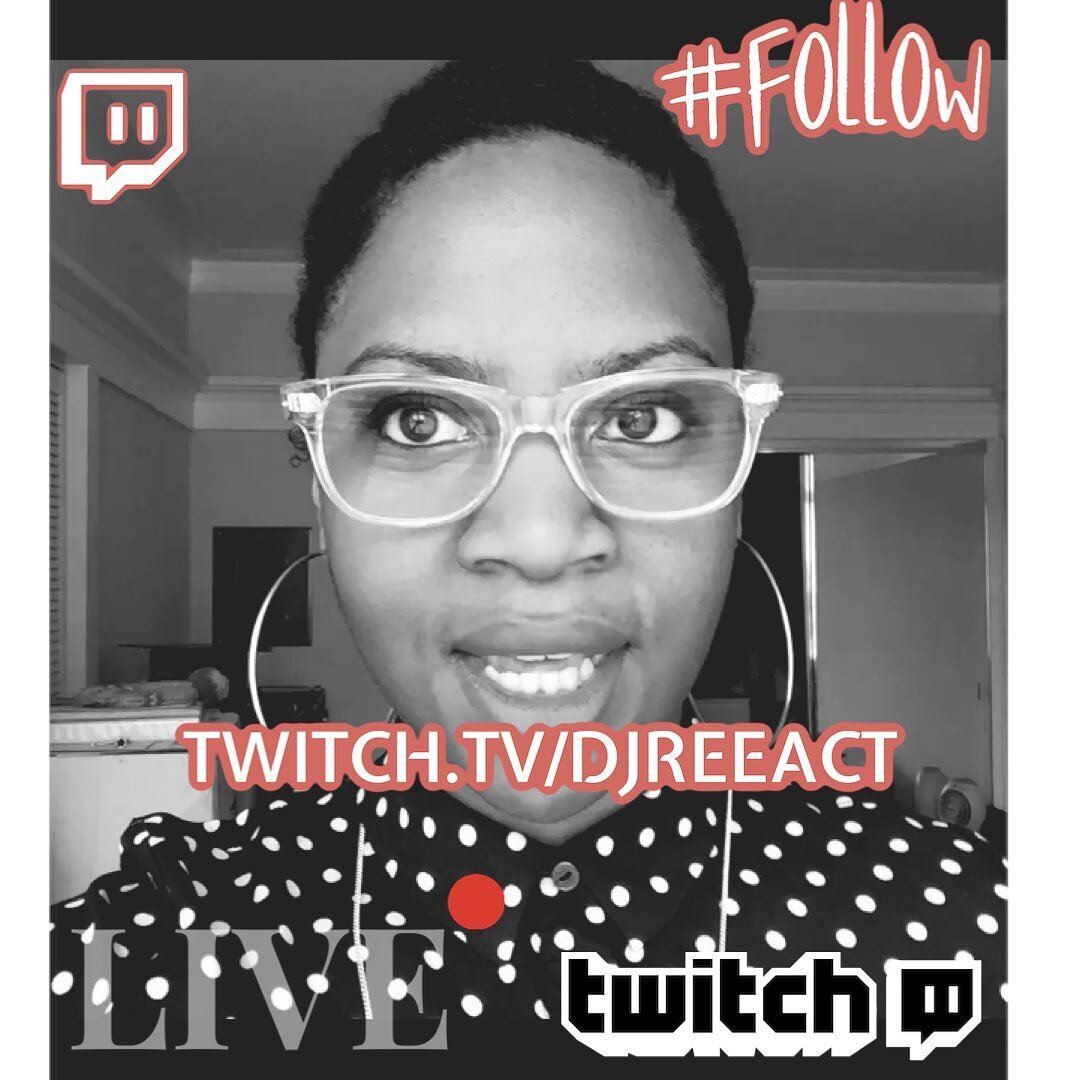 I&rsquo;m on Twitch now! Follow me at twitch.tv/djreeact to see more live streamed performances from yours truly. #Teamfollowback #djlife #lovewins #loveislove #blacklivesmatter