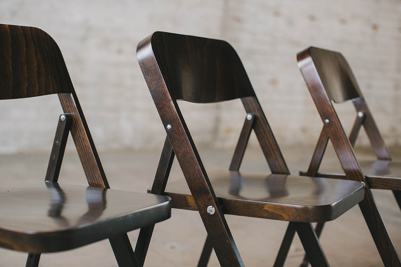 Arkade Daensen Wooden Folding Chair — Arkade Better furniture, for hire