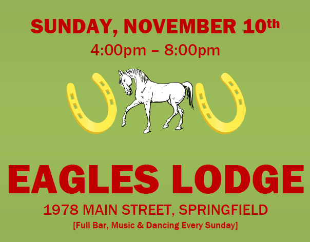 Dinner at the Springfield Eagles Lodge