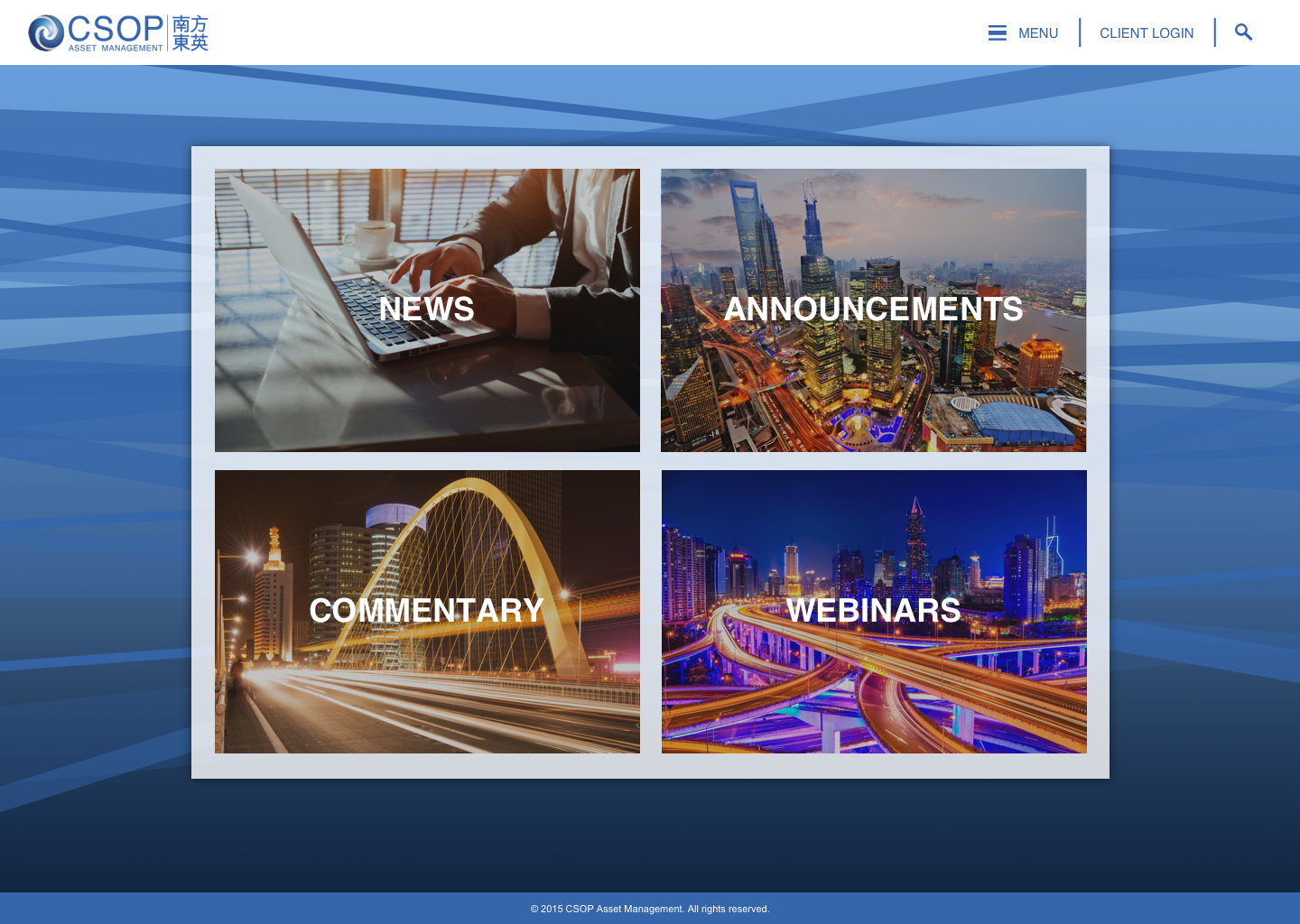 News Overview Page