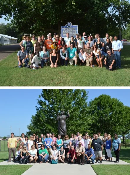 In total, 72 K-12 teachers from across the nation took part in this summer's "Most Southern Place on Earth" workshops. Photos by Amy Kramer and Brady Gilliam.