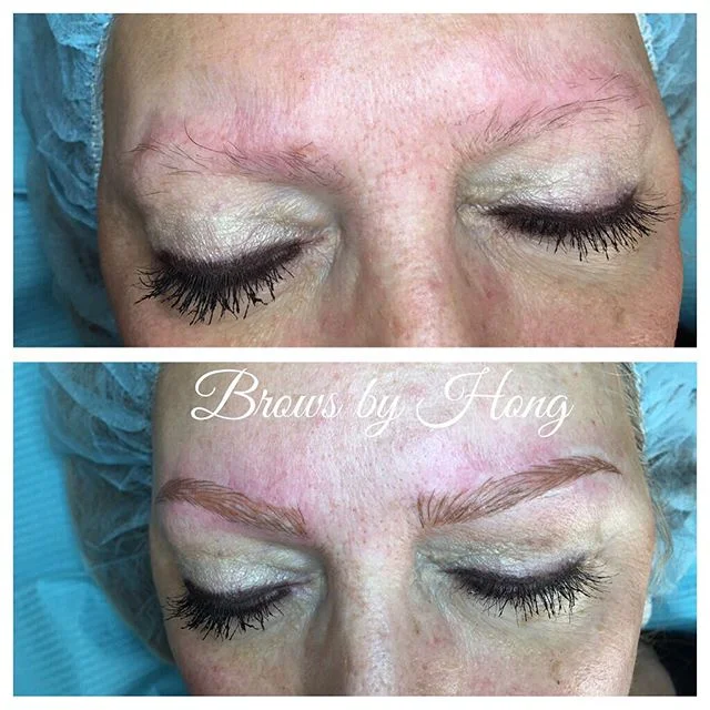 Love this beautiful lady #brows #browshaping #microblading #microbladingeyebrows #browsculpt #eyebrows  #eyebrowtattoo #eyebrowembroidery #tanaz_hair #marchtanaz