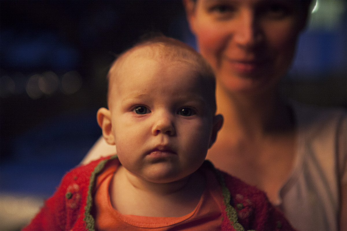 Anna Szul (Studio 126) holds up her beautiful 6-month old daughter, Leo (also affectionately nicknamed Cardamom).