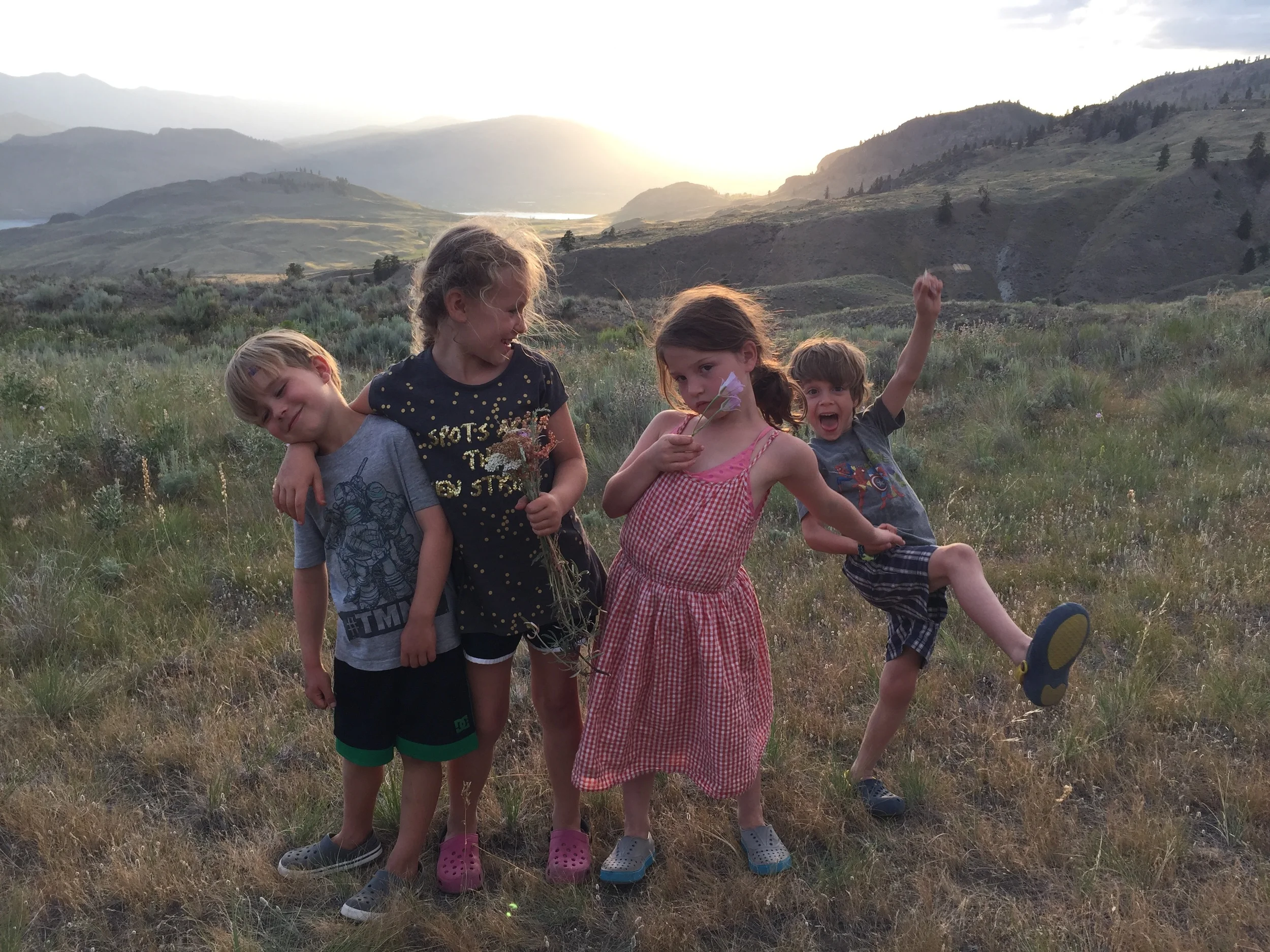 Golden hour frolic.