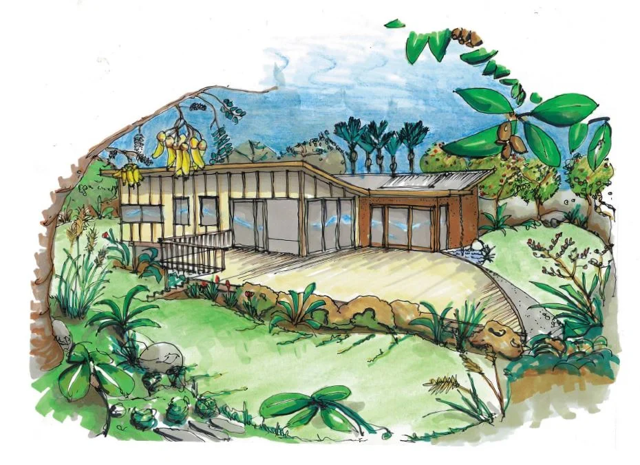 Te Horo Beach subdivision: Small House Sketch