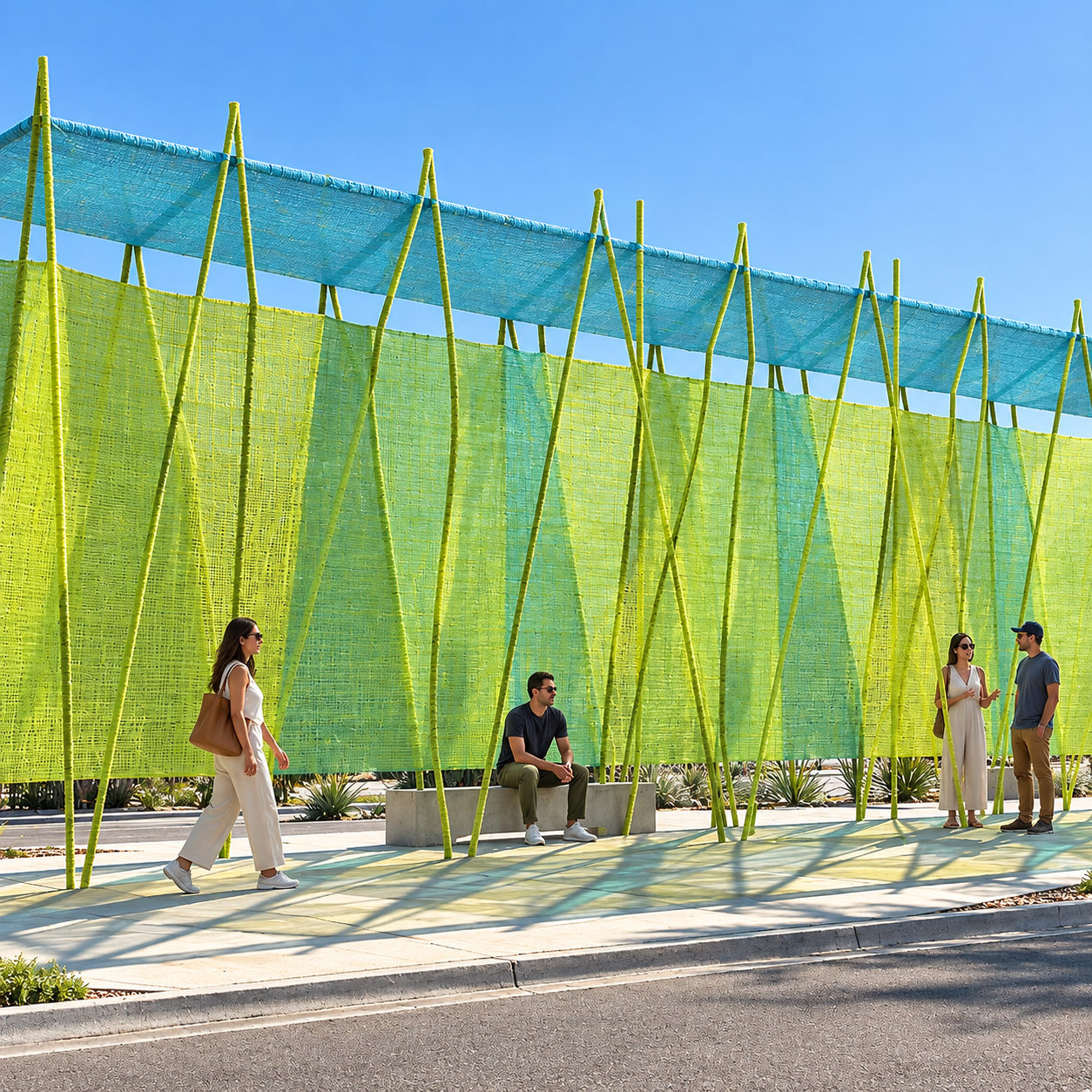 Street Shade Structure