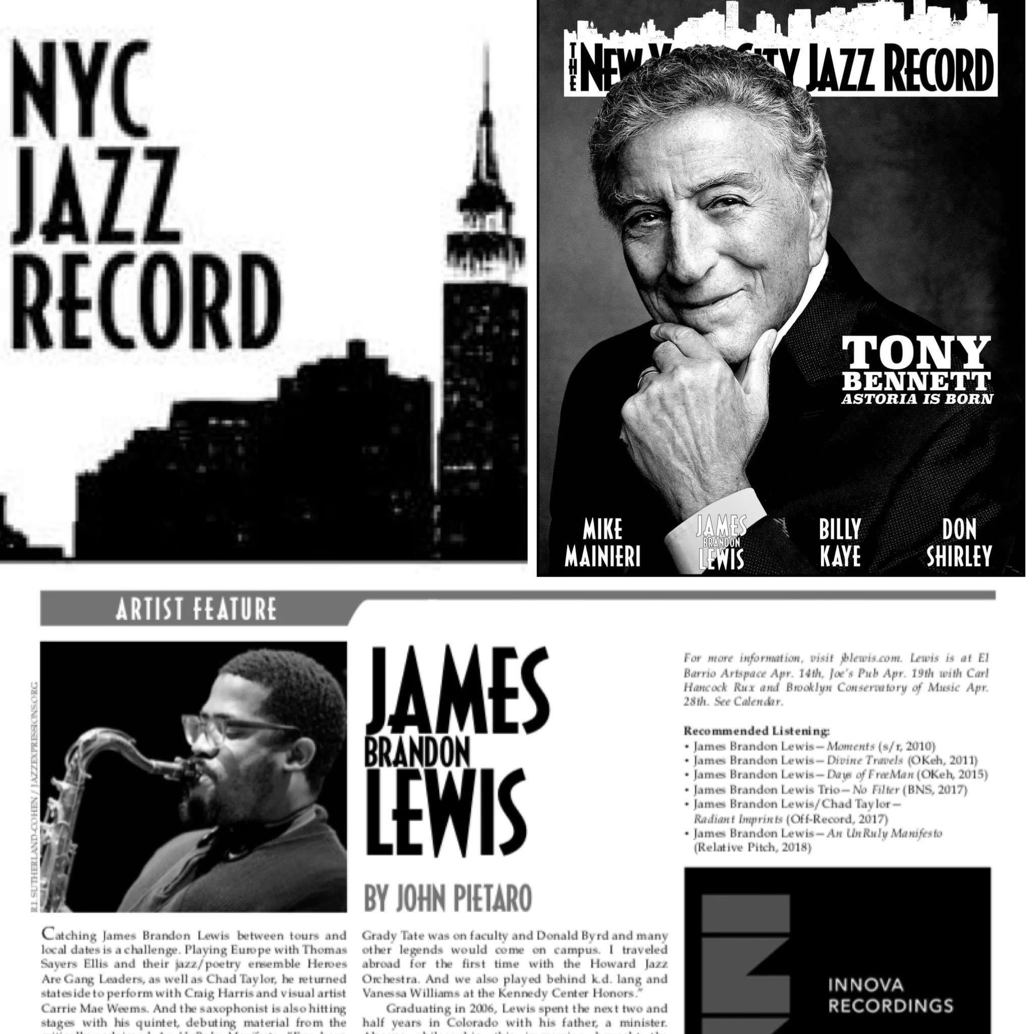 NYC JAZZ Record -Artist Feature ! 