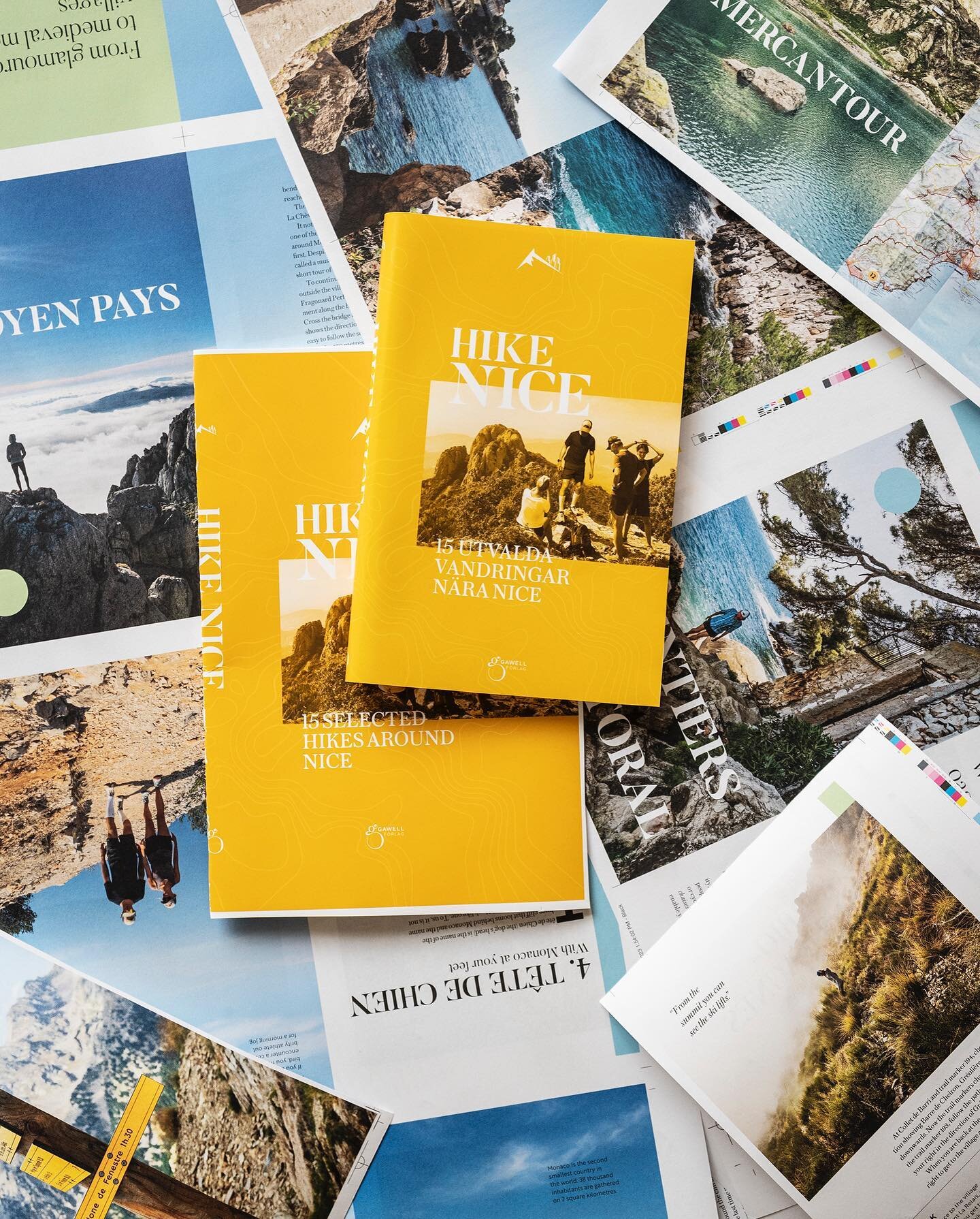 Print sheets just arrived! HIKE-NICE is the first book in our HIKE-guide series, a personal pick of the best hiking gems in the vicinity of cities with breathtaking surroundings on the doorstep. 

Ready to order now. Shipping starts Tuesday.
&bull;
&