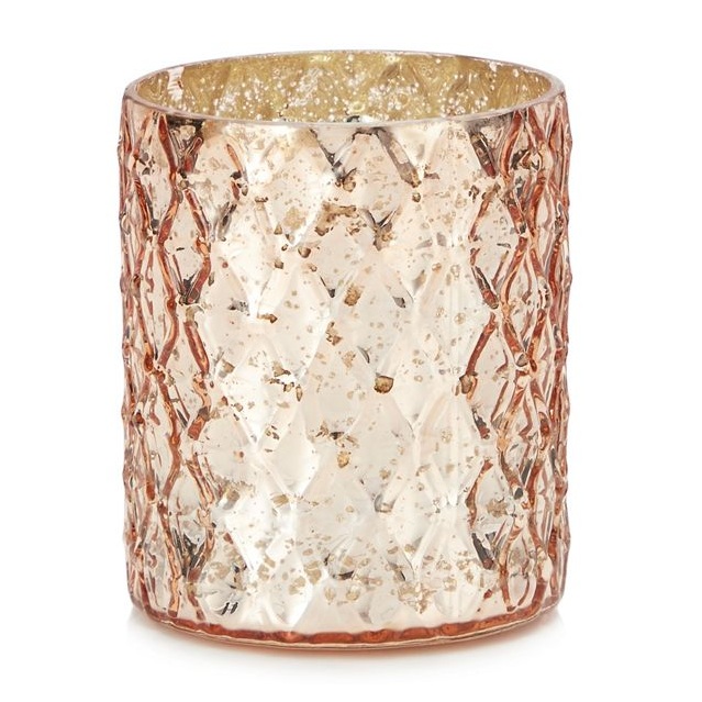 Debenhams, MW by Matthew Williamson, Pink Diamond Texture Tea Light Holder, £5.00