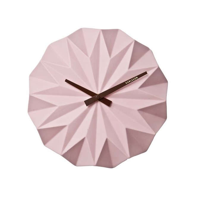 Debenhams, Karlsson, Pink Origami Wall Clock, £45.00