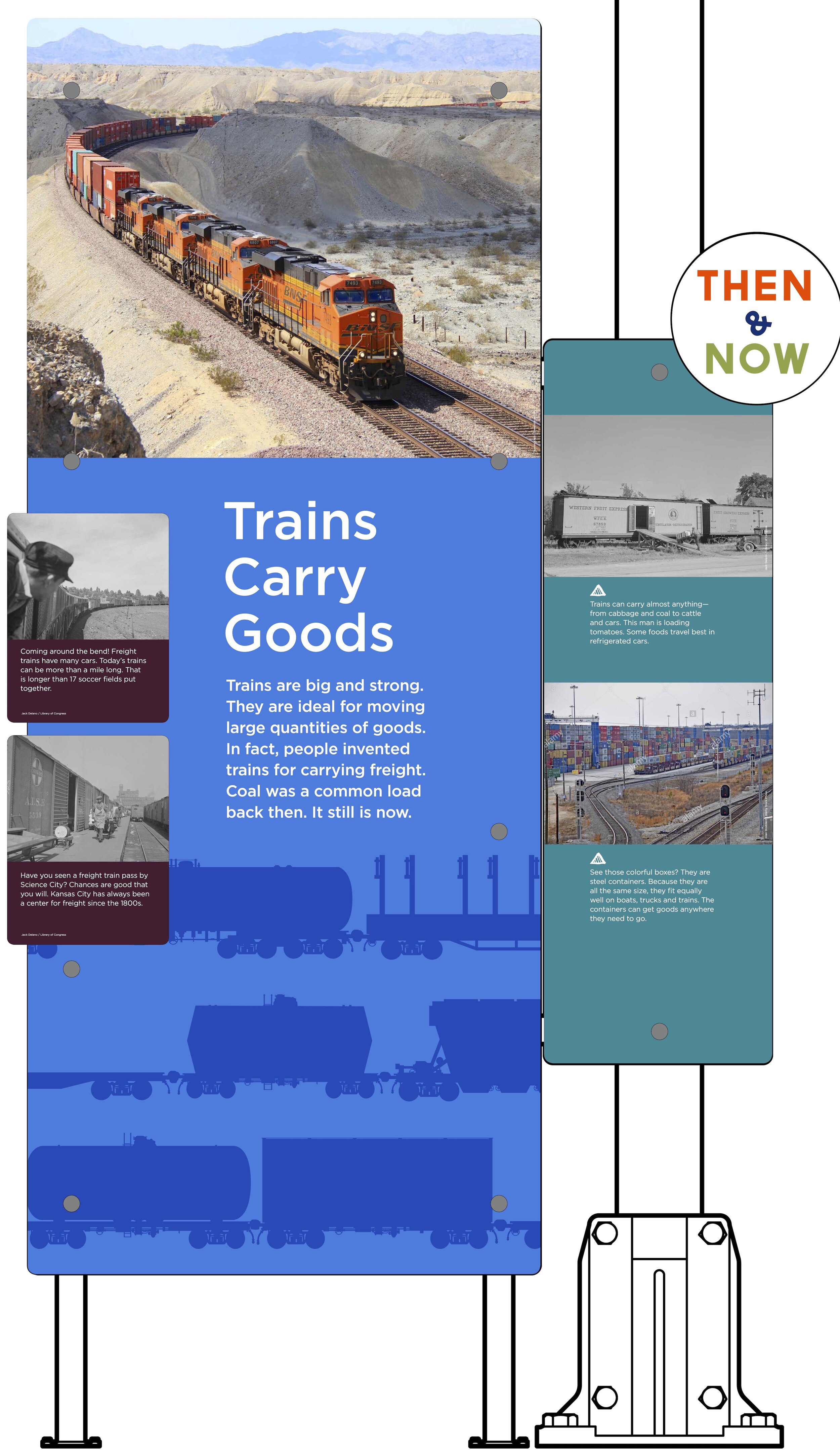 Sarah Morris All Aboard: Trains Carry Goods