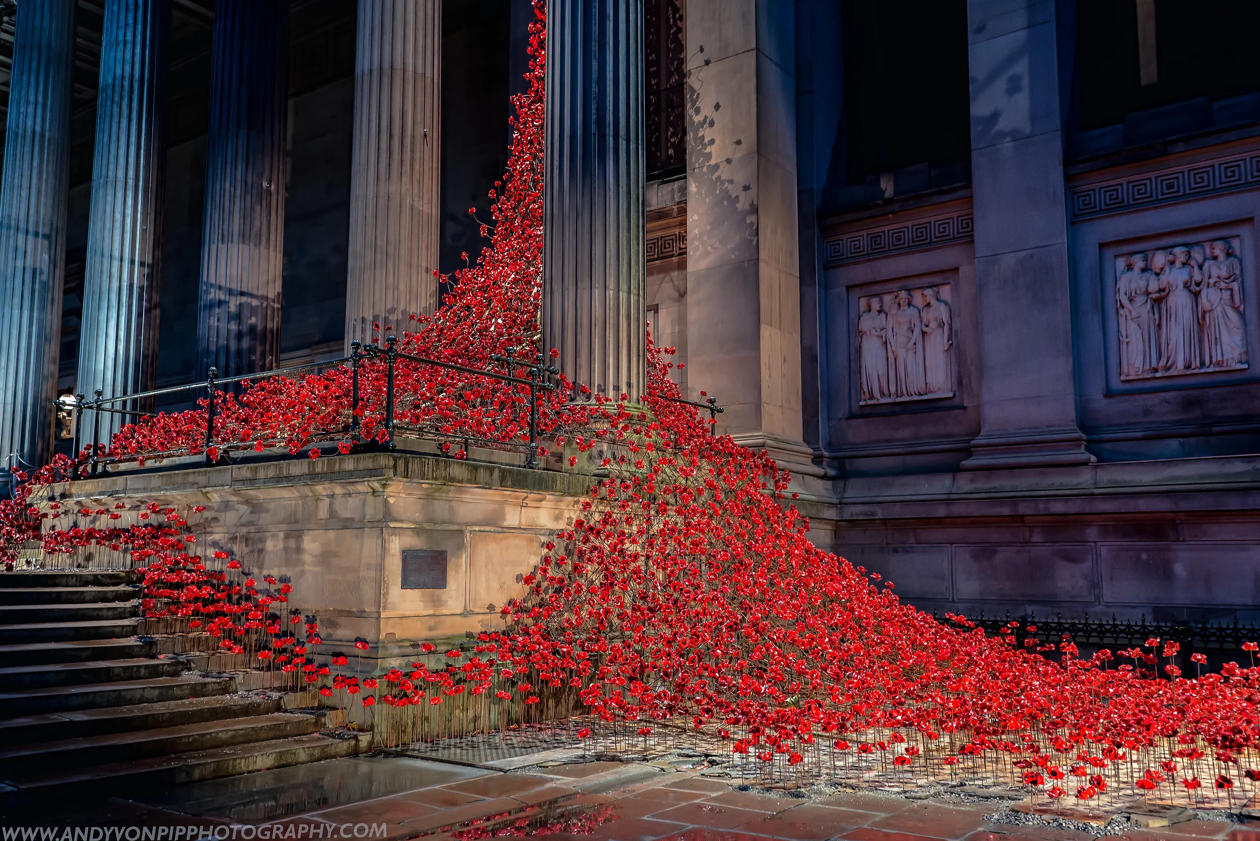 Weeping Window at St George's Hall, Liverpool
