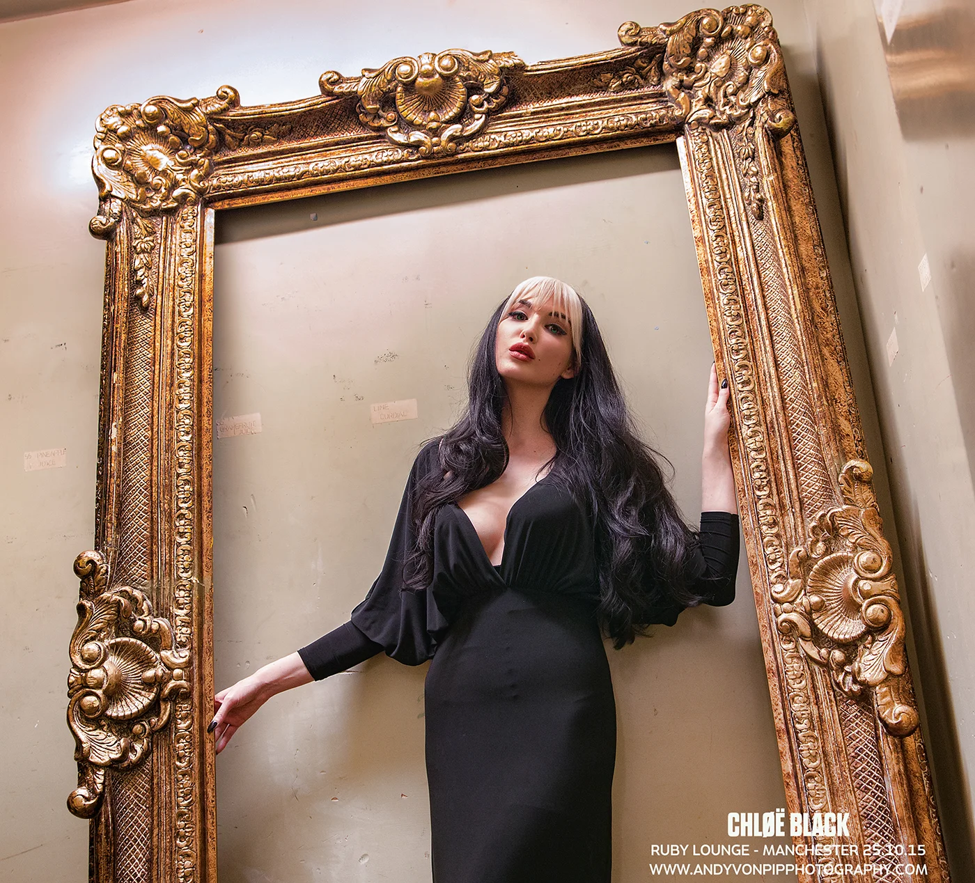 Chløë Black - Backstage - The Ruby Lounge Manchester 2015