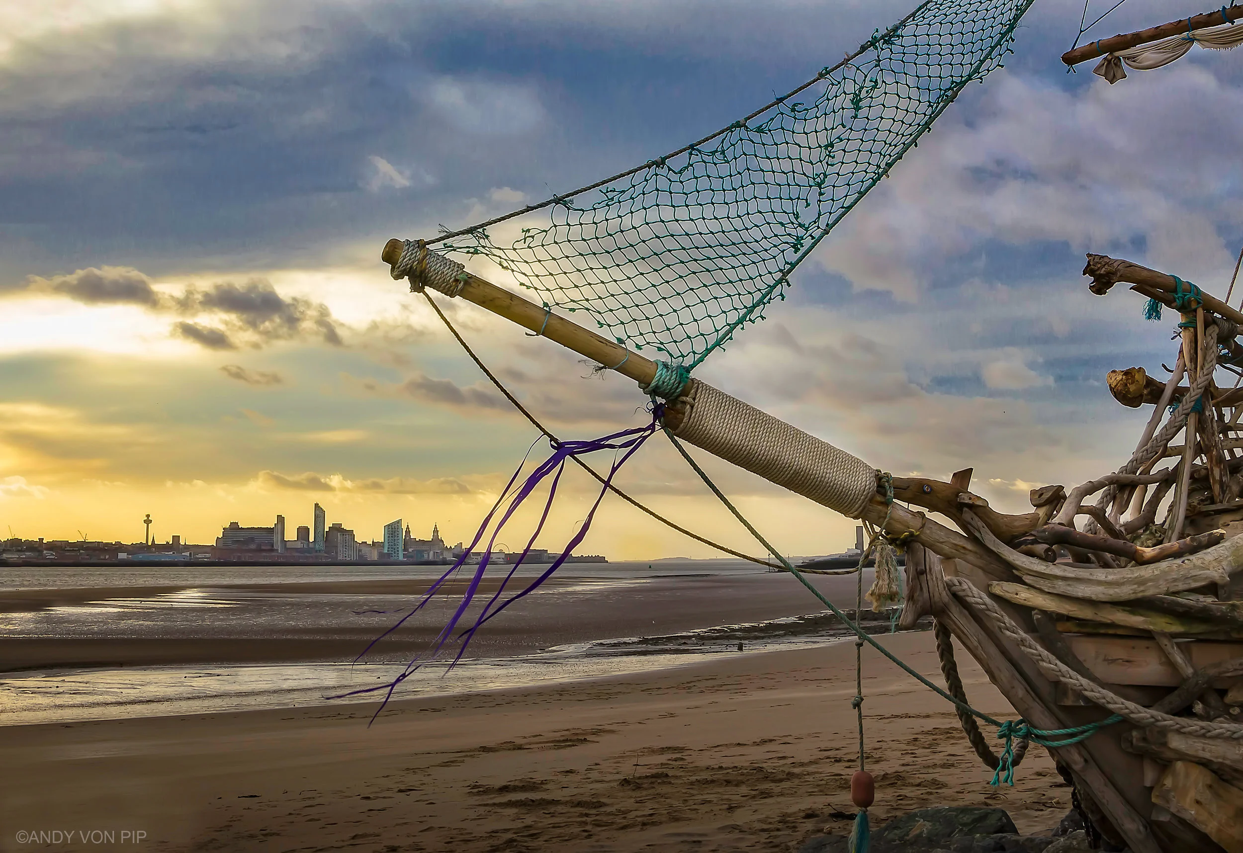 View To Liverpool via New Brighton and Black Pearl