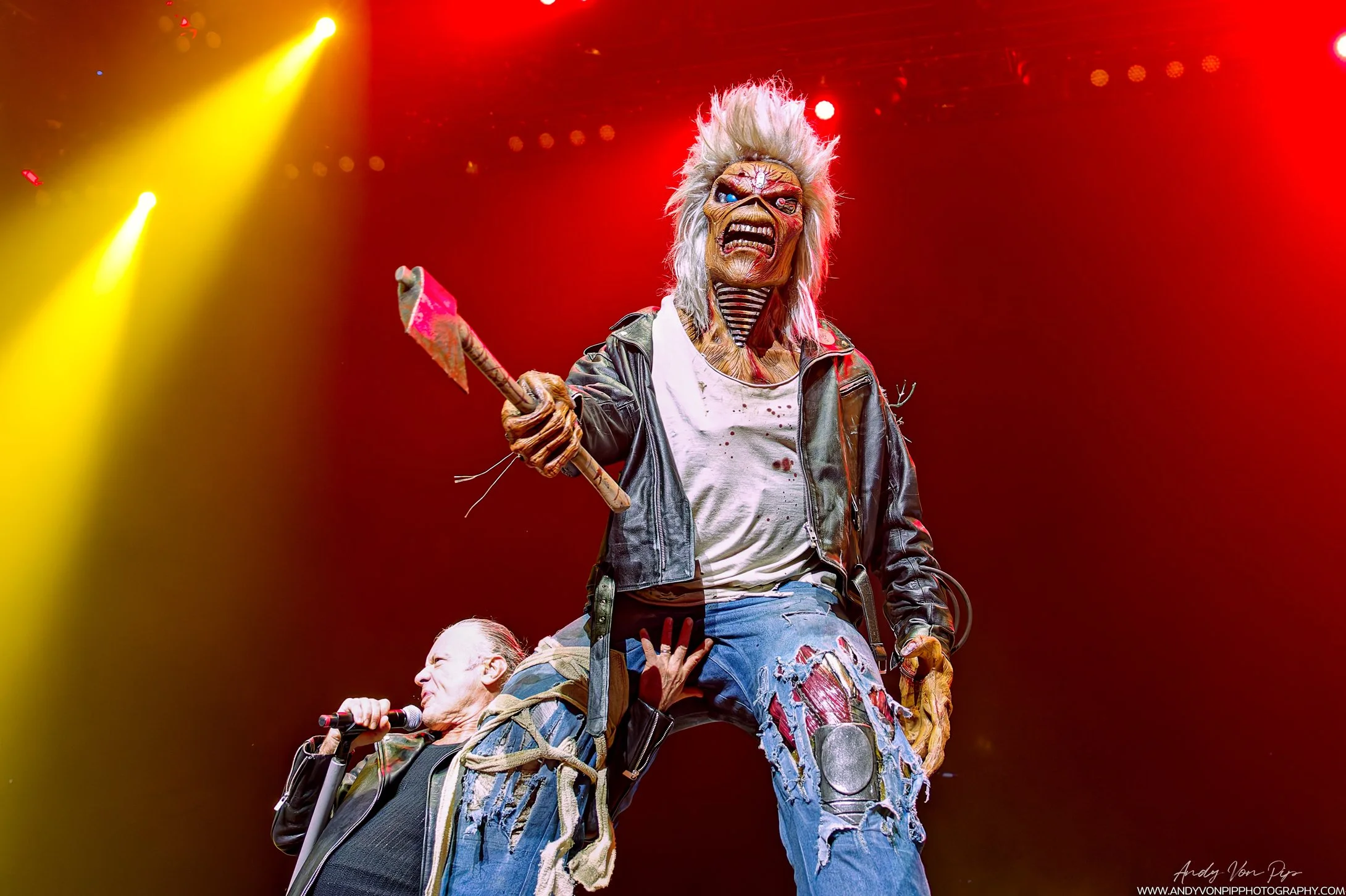 Eddie and Bruce - Iron Maiden - AO Arena - Manchester
