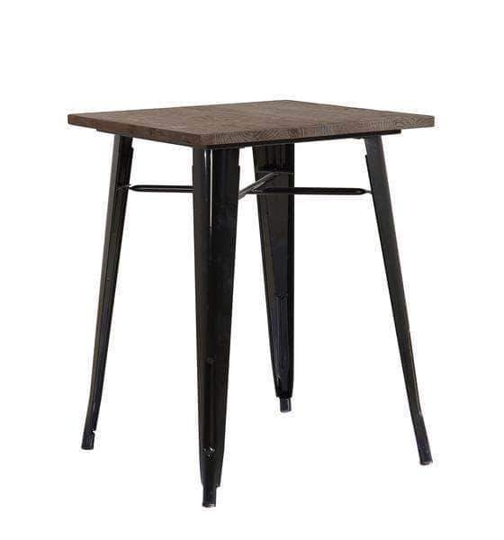 Black Tolix Table 60cm x 60cm x 76cm - $40 each or $30 with any cocktail package.