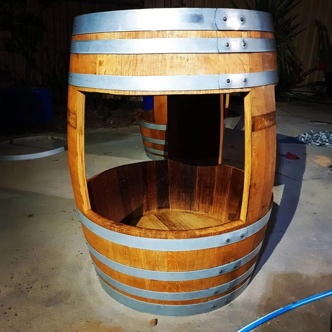 Cutout Wine Barrel - $35ea