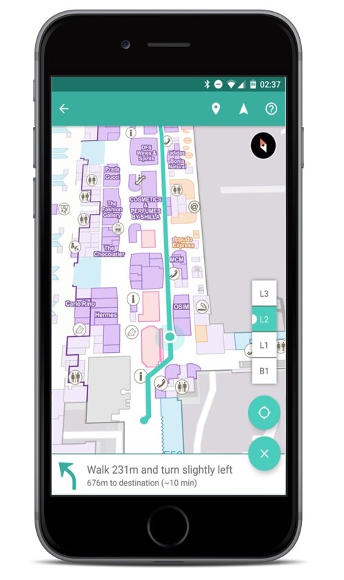 Diagnose rulle nyt år Steerpath Indoor positioning system