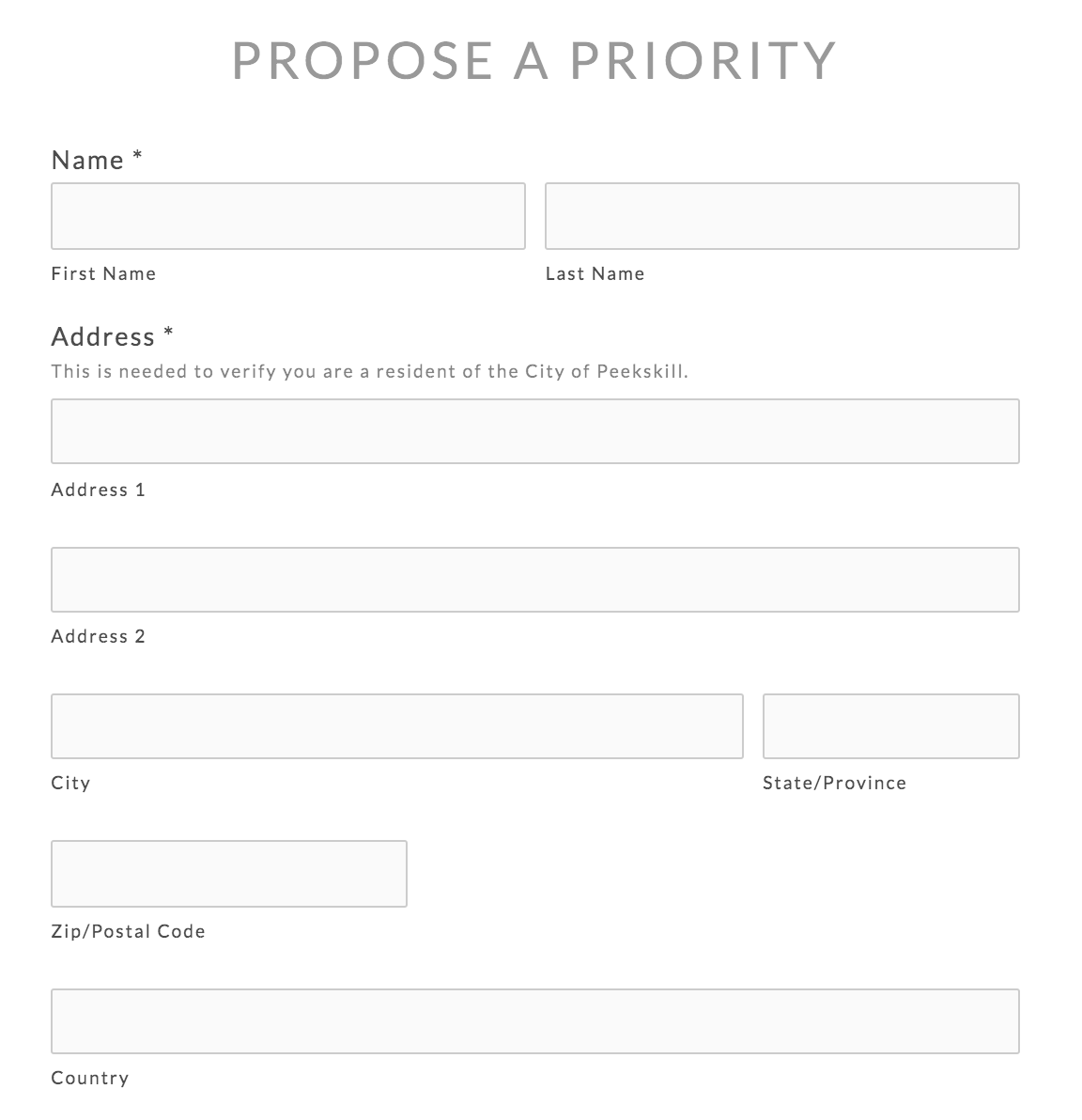 2. Proposals