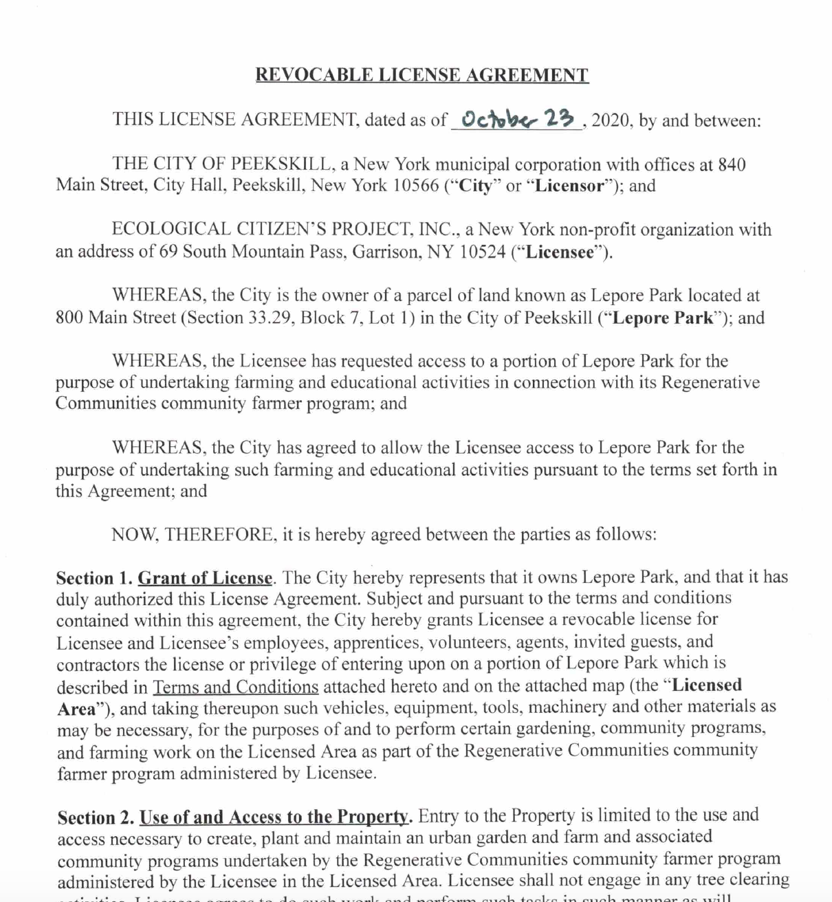 5. License Agreement