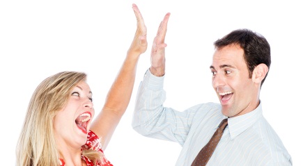 High-five for stock images!!!