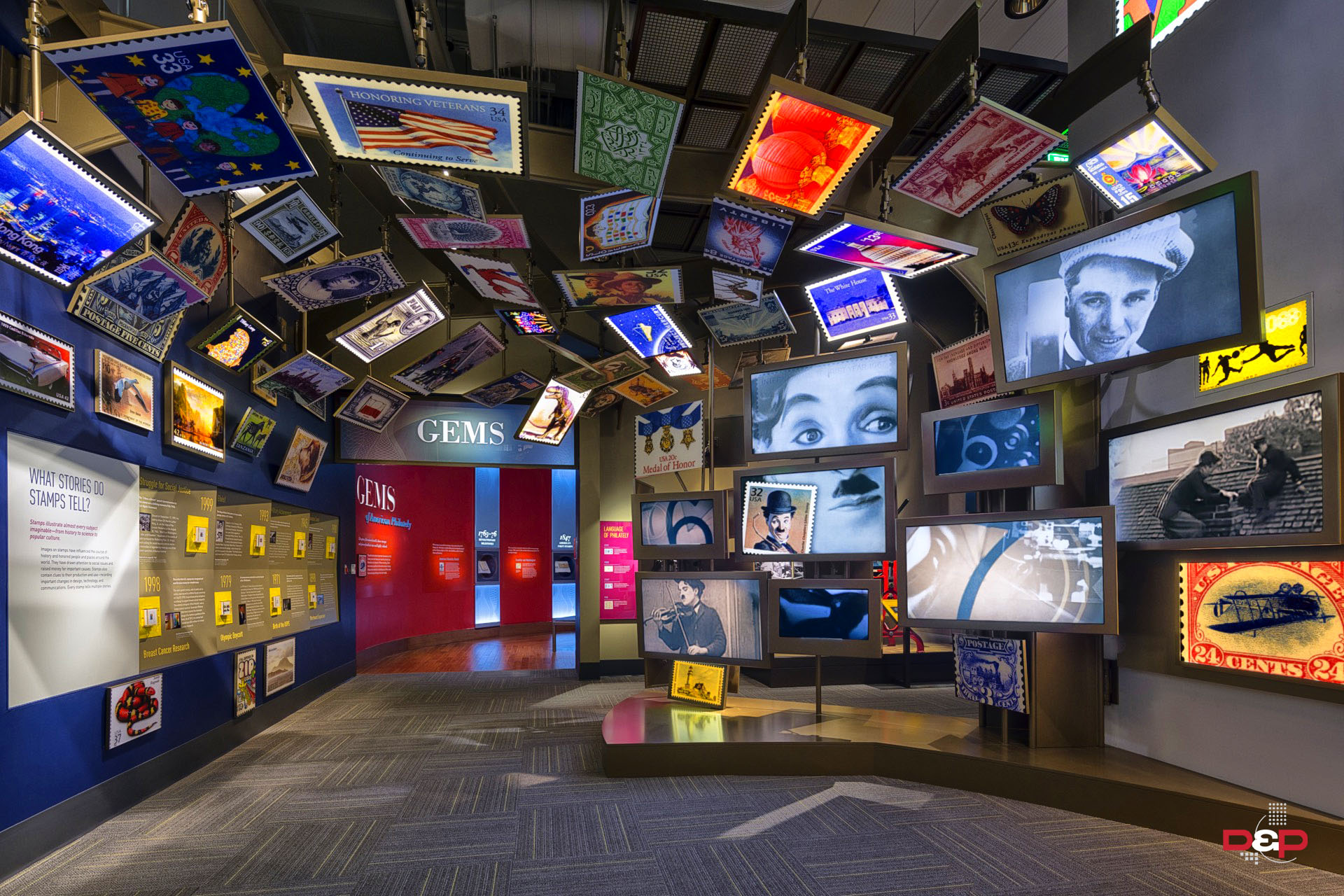 William H. Gross Stamp Gallery, National Postal Museum, Smithsonian Institution