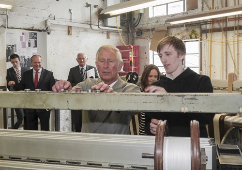 HRH has a go...