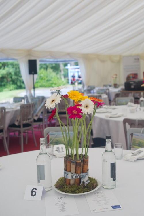 tables set out