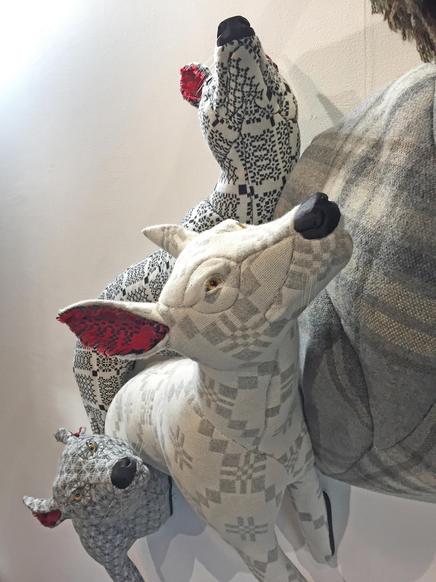 The colouring they had was a dazzling bright white and with red ears. As bright was the dazzling whiteness as the brightness of the red