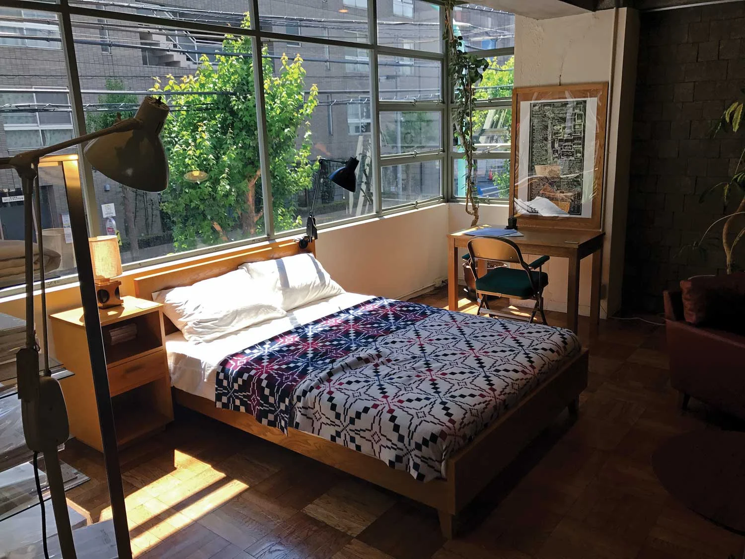 Pacific Furniture's Showroom in Ebisu, Tokyo and below our products in the Found MUJI store
