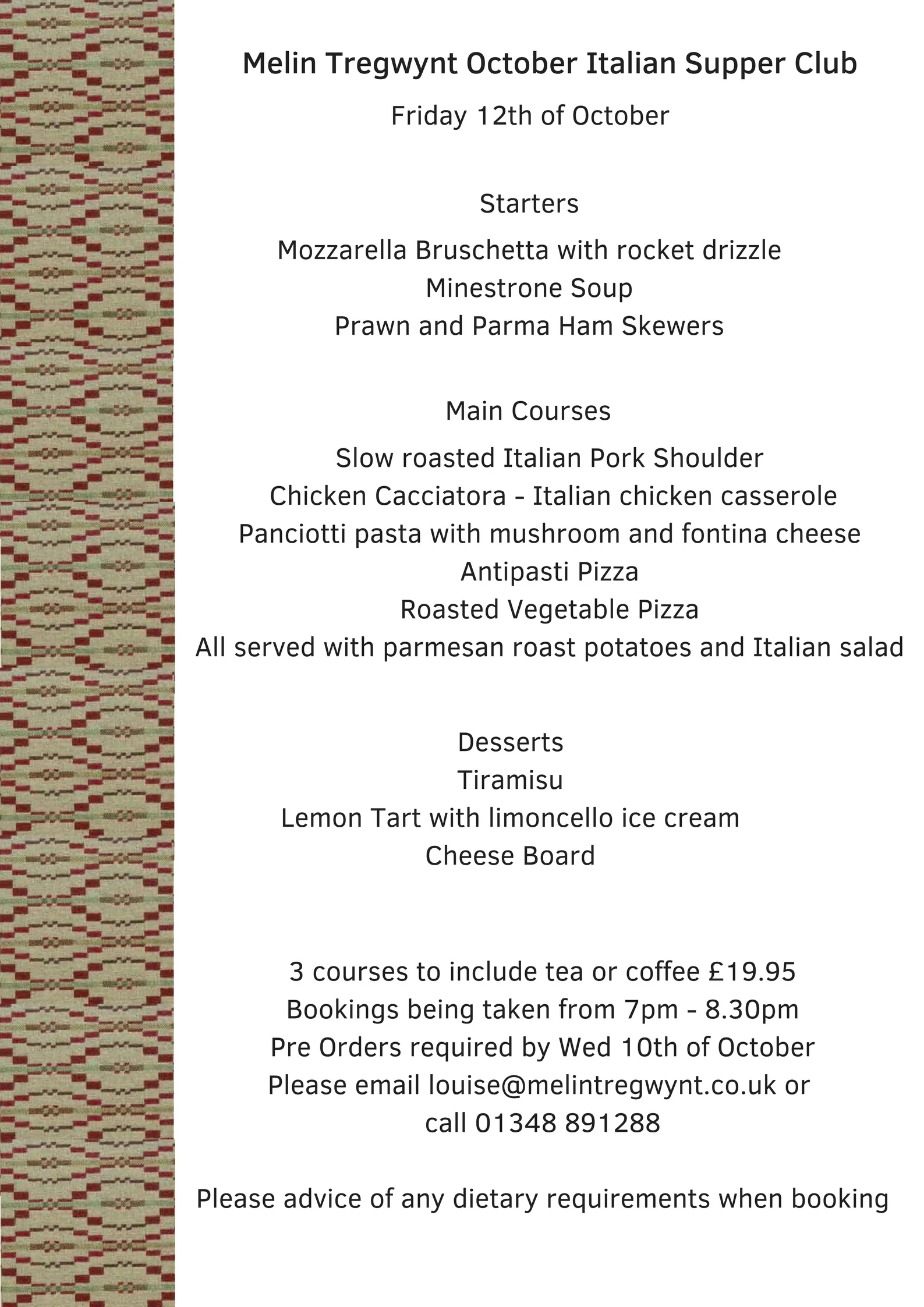 Melin Tregwynt October Italian Supper Club.jpg