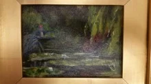 "Monet's Garden" by Sharon Oliver Reserve: $30